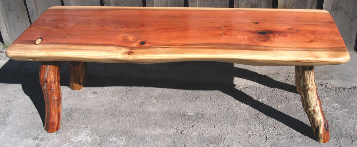 Redwood Bench