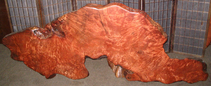 Redwood Burl Table Top